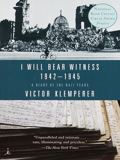 Title details for I Will Bear Witness, Volume 2 by Victor Klemperer - Available